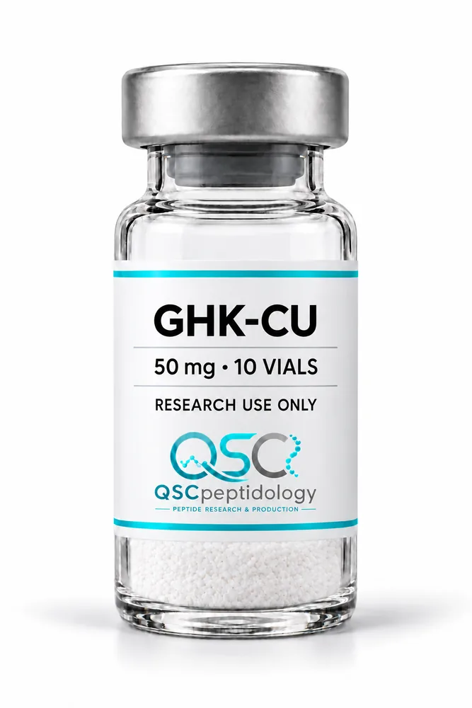 GHK-Cu 50mg (แพ็ค 10 ขวด) QSC Peptidology